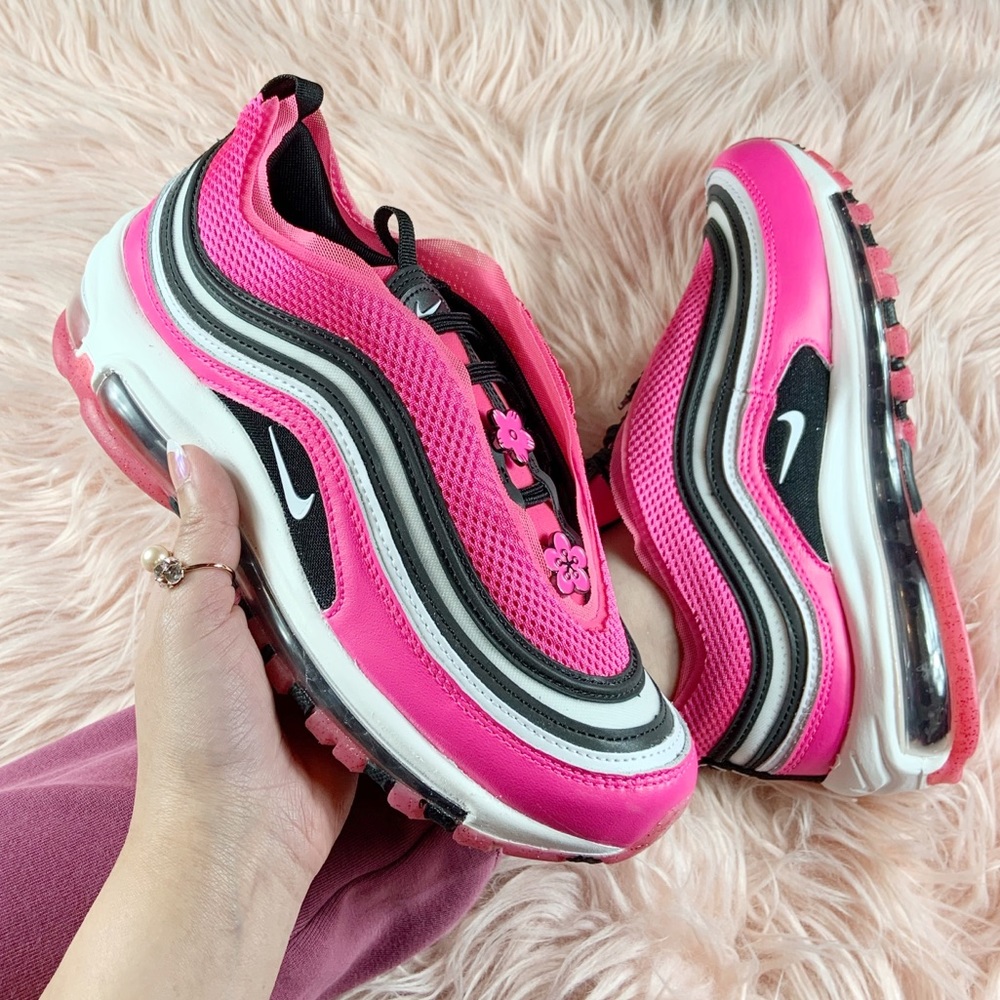New Nike Women’s Air Max 97 hot pink - Picture 6 of 8